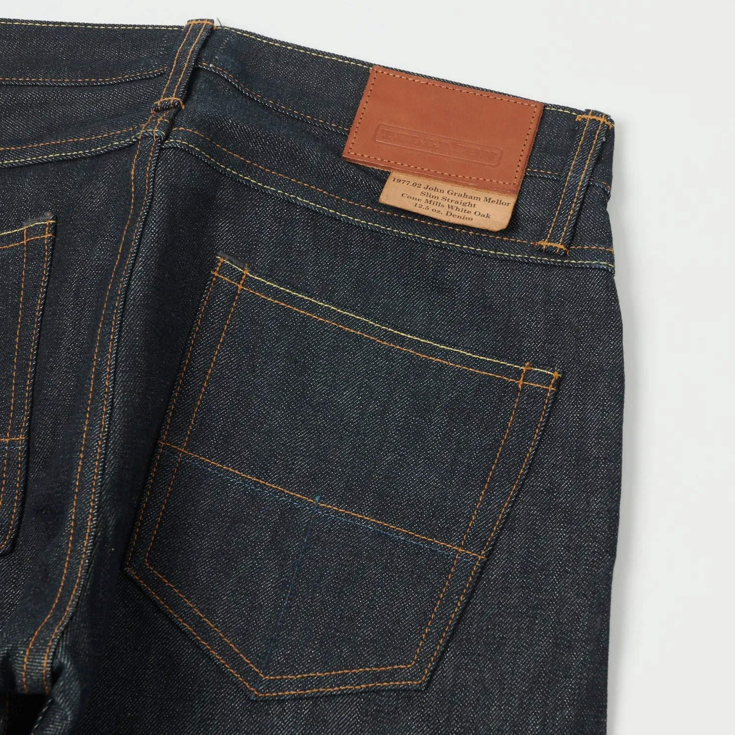 Tellason John Graham Mellor 12.5oz Slim Straight Jean - Cone Mills