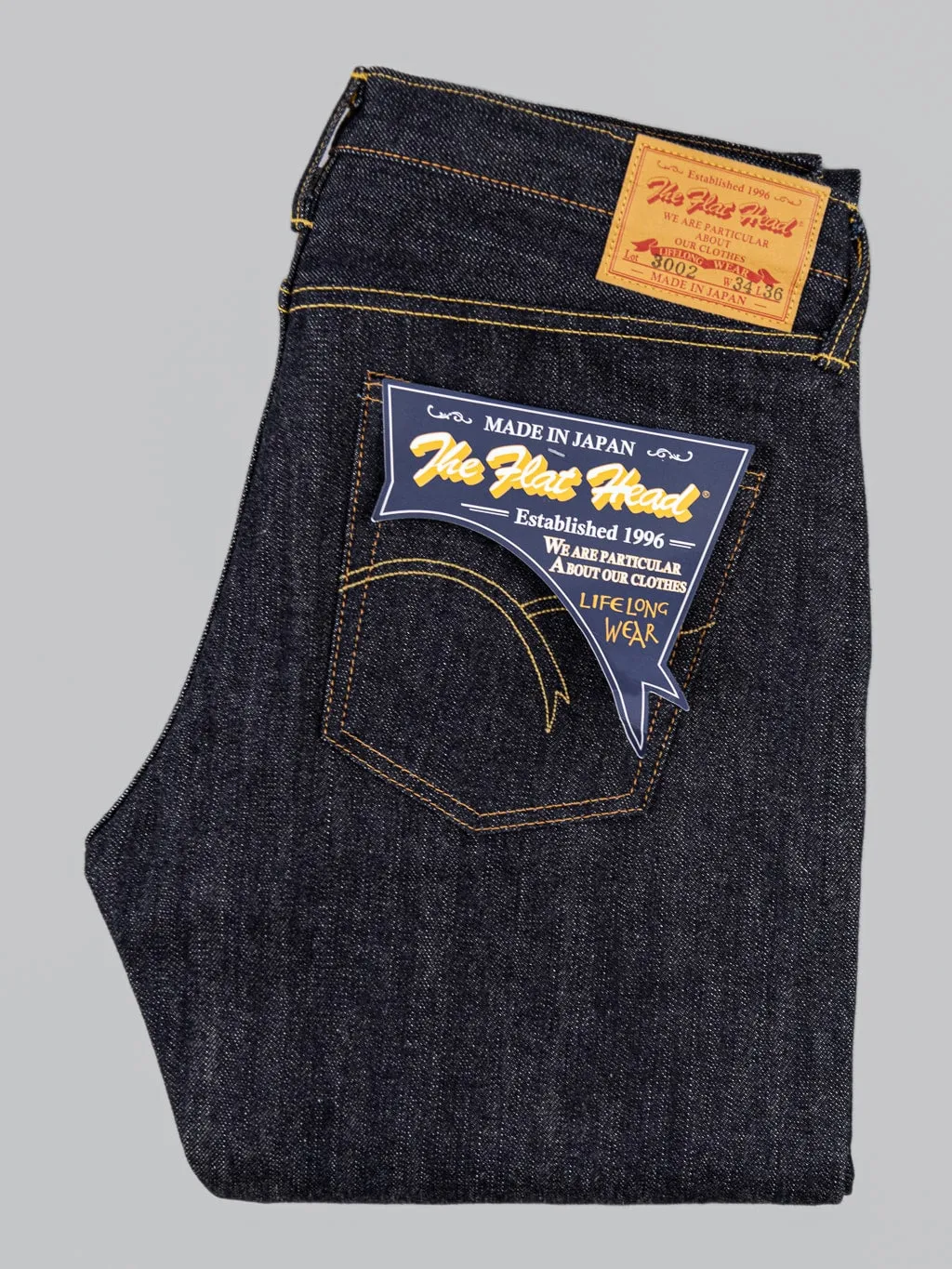 The Flat Head 3002 14.5oz Slim Tapered Jeans