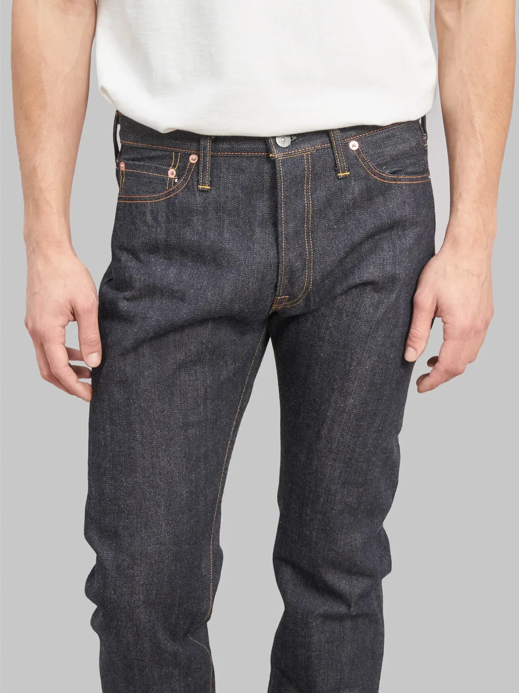 The Flat Head 3002 14.5oz Slim Tapered Jeans