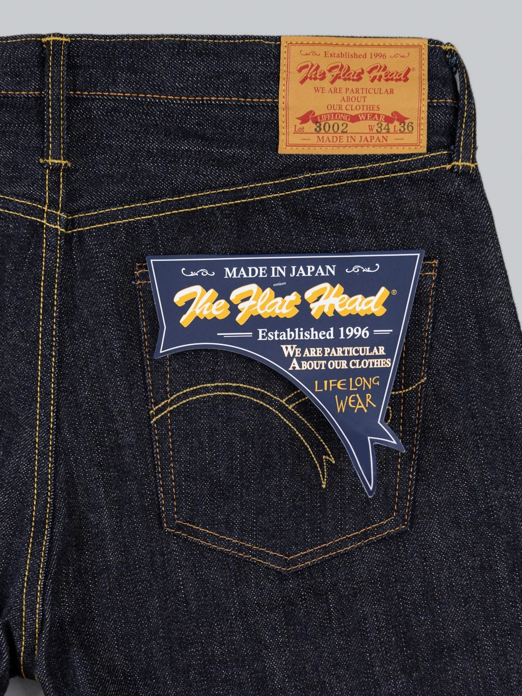 The Flat Head 3002 14.5oz Slim Tapered Jeans