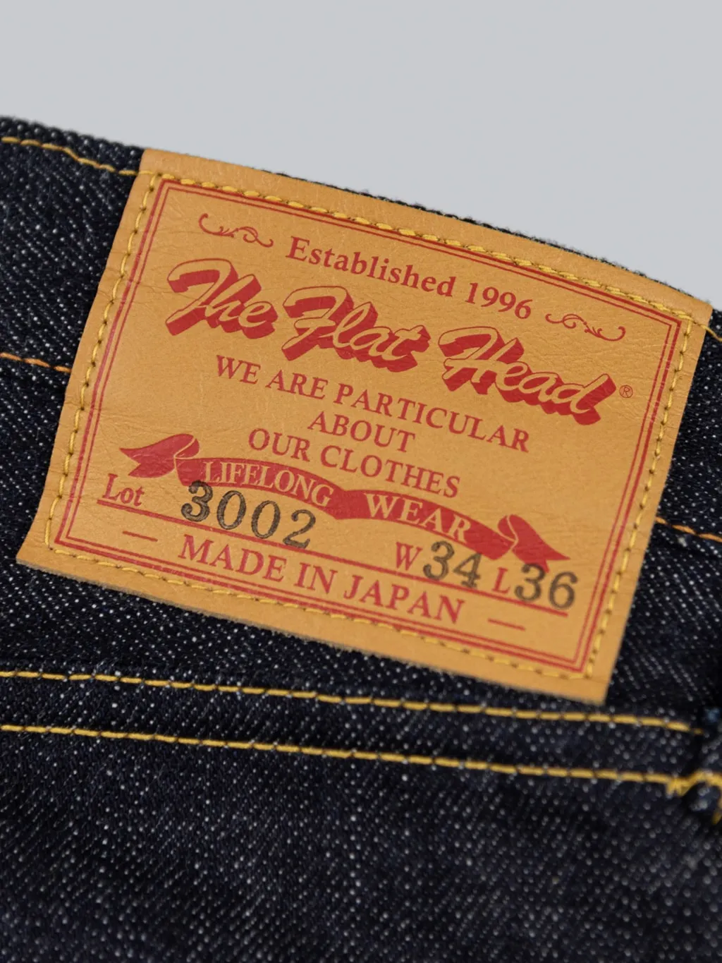 The Flat Head 3002 14.5oz Slim Tapered Jeans