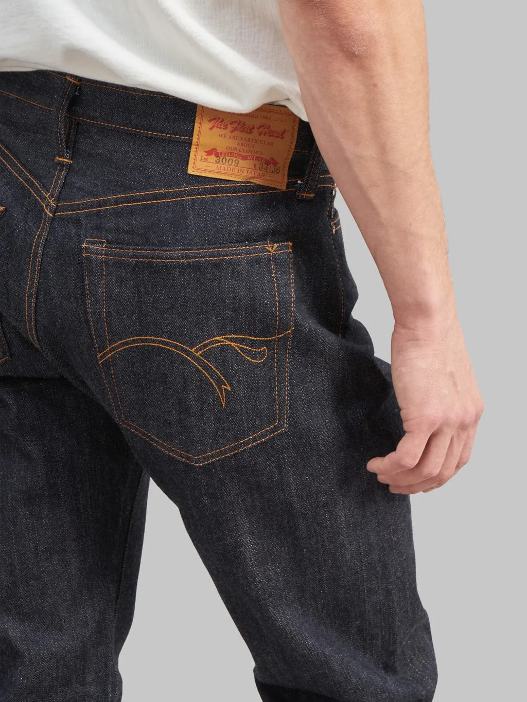 The Flat Head 3009 14.5oz Straight Tapered Jeans