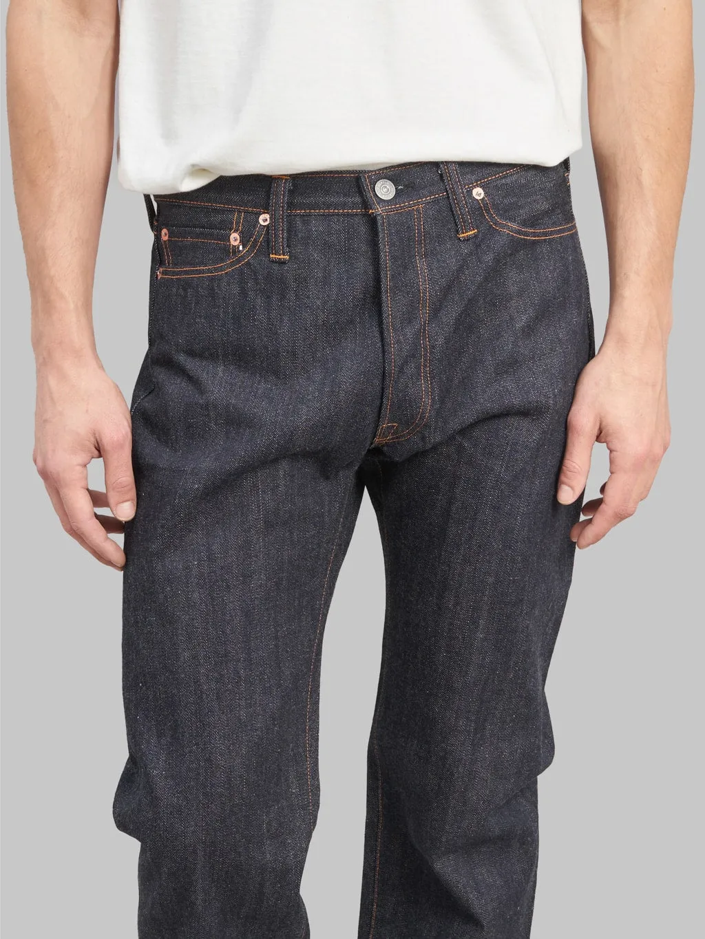 The Flat Head 3009 14.5oz Straight Tapered Jeans