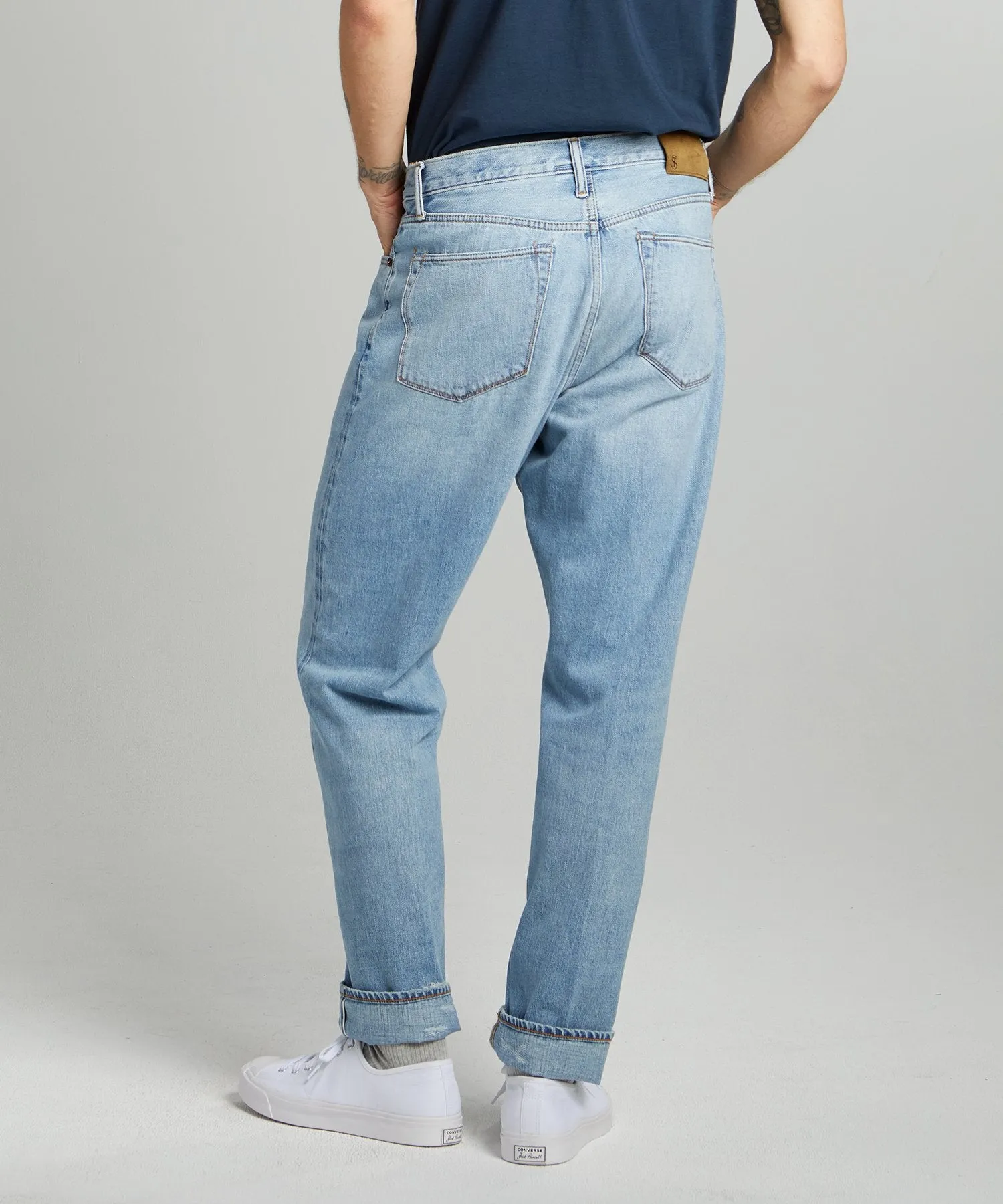 The Relaxed Jean in Selvedge Huxley Wash