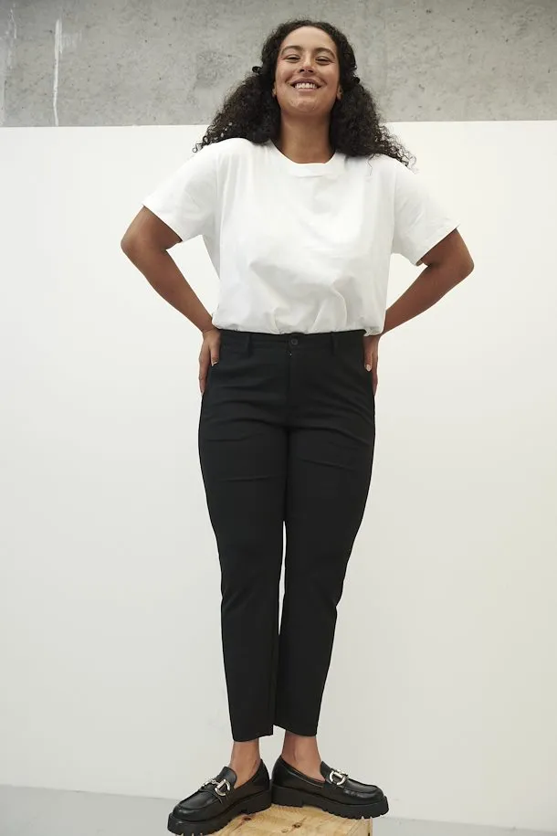 The Tessa Trouser - Black - PLUS