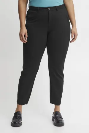 The Tessa Trouser - Black - PLUS