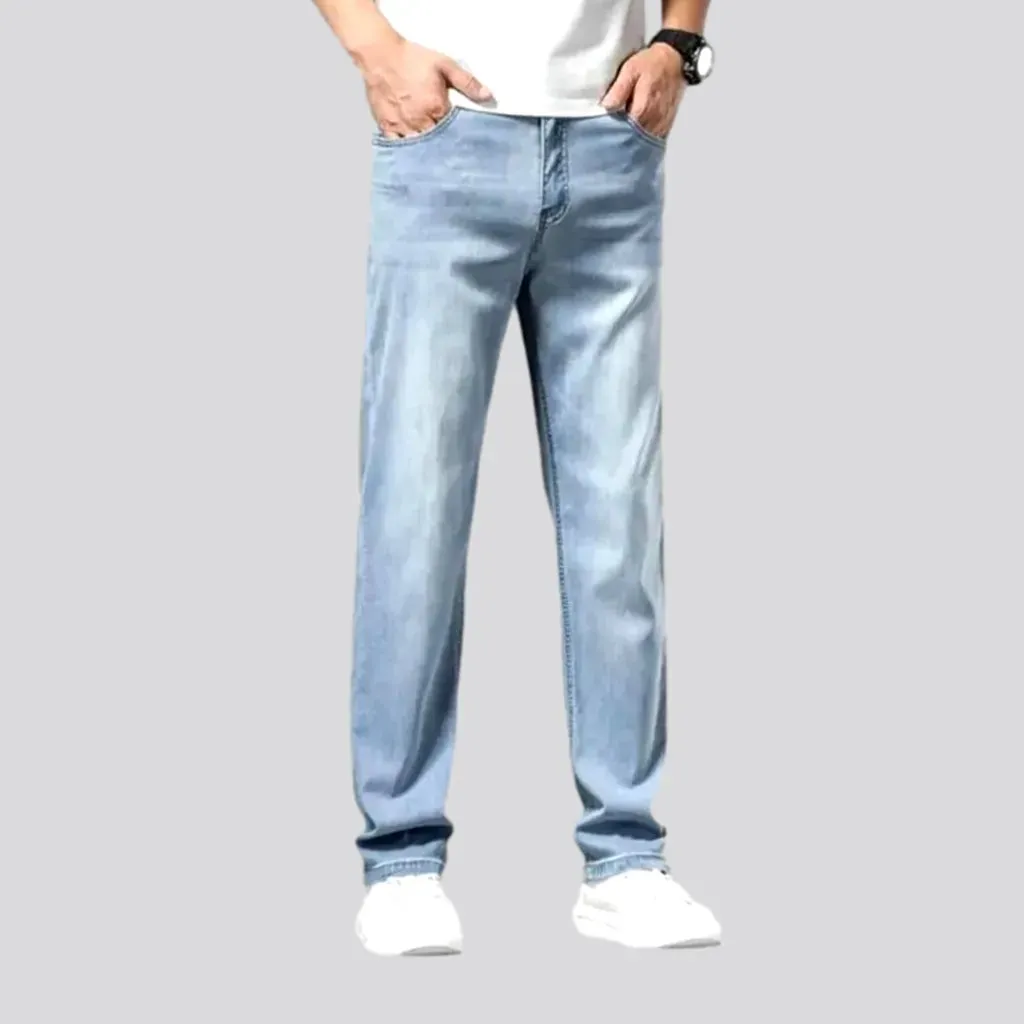 Thin men's jeans