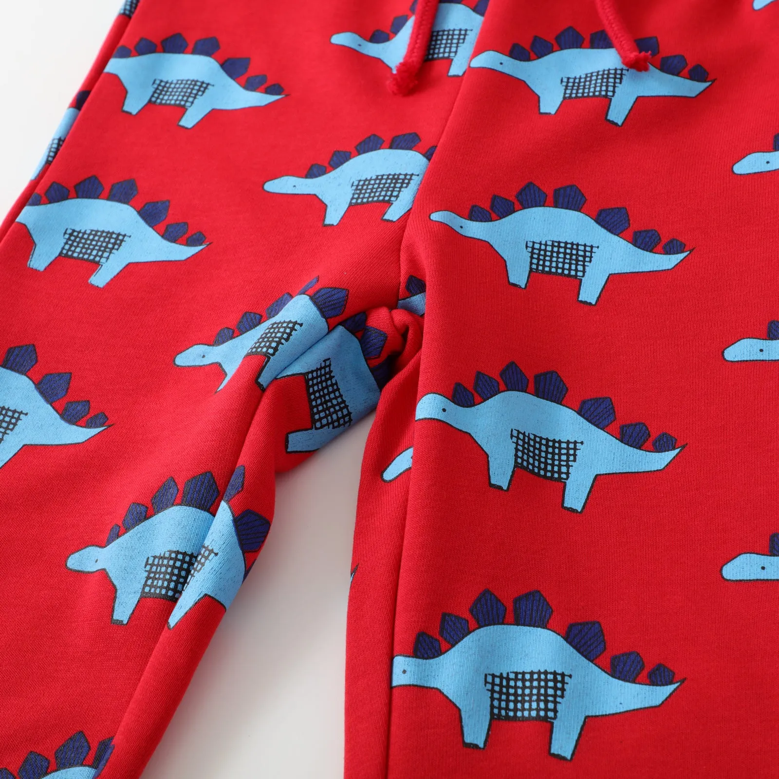 Toddler/Kid Boy's All-over Dinosaur Print Red Pants