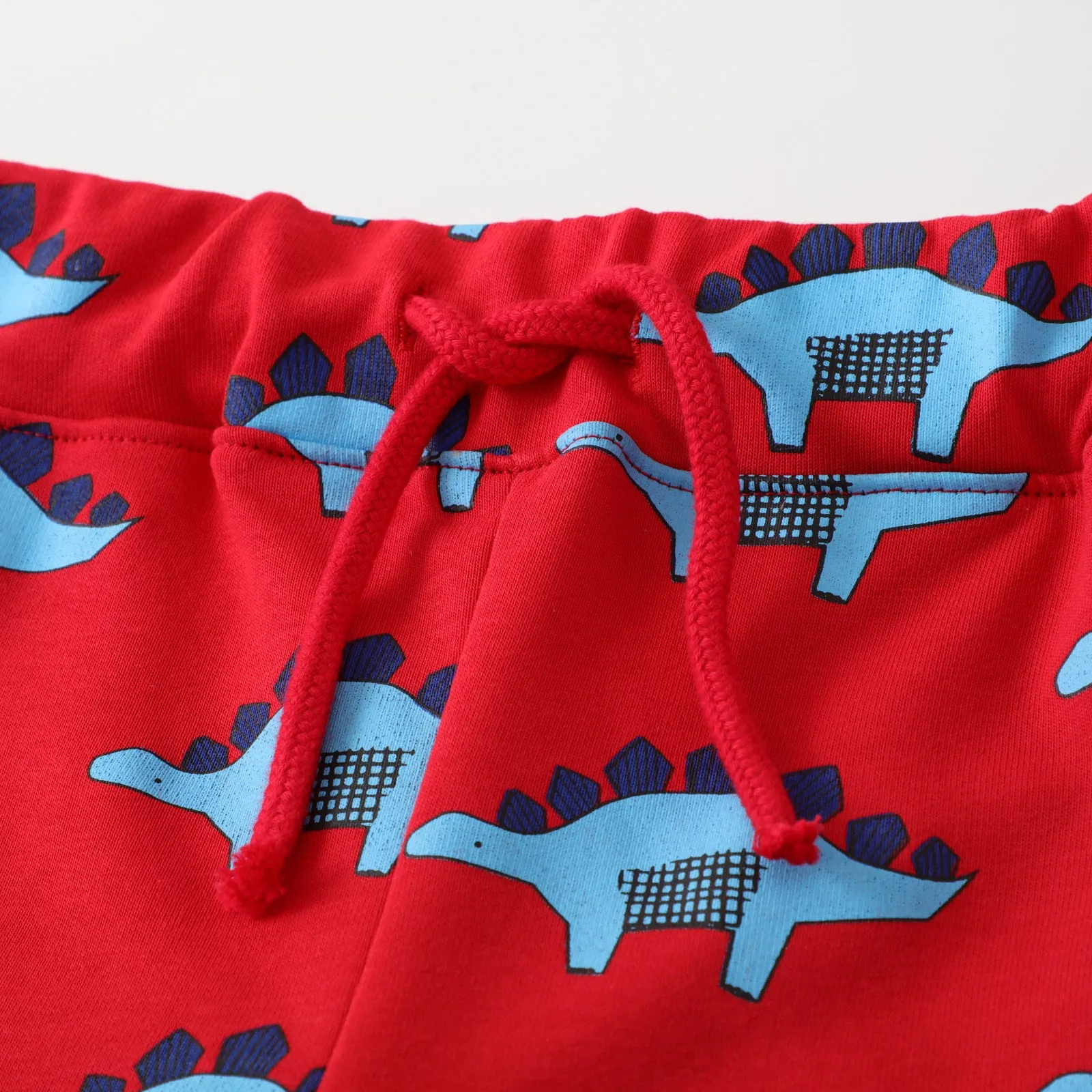 Toddler/Kid Boy's All-over Dinosaur Print Red Pants