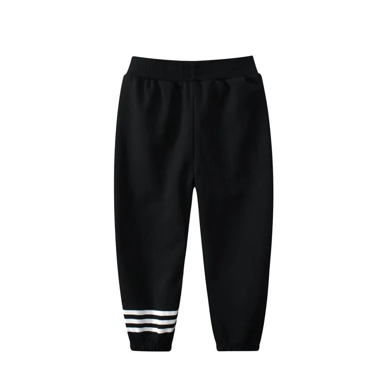 Toddler/Kid Boy's Black Casual Sweatpants