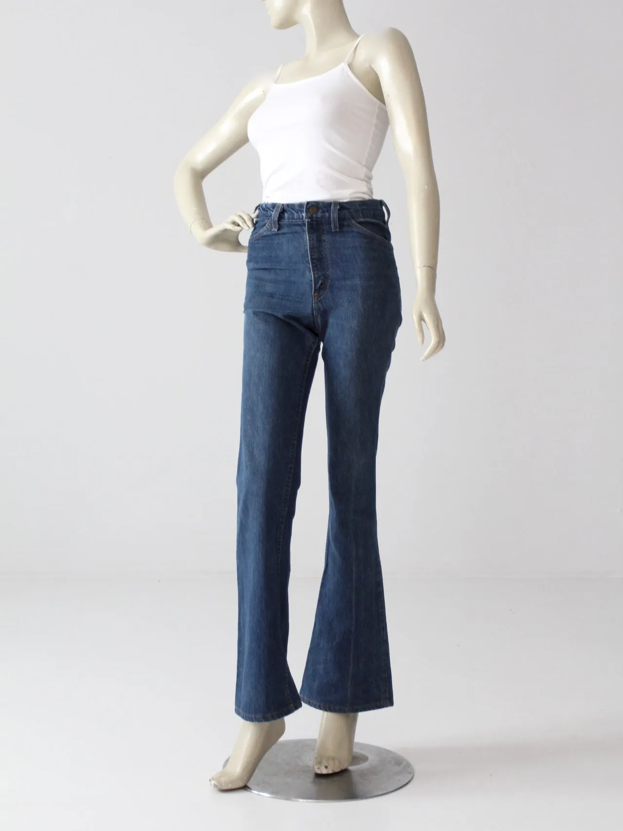 vintage 70s Levis flare leg jeans, 29 x 33