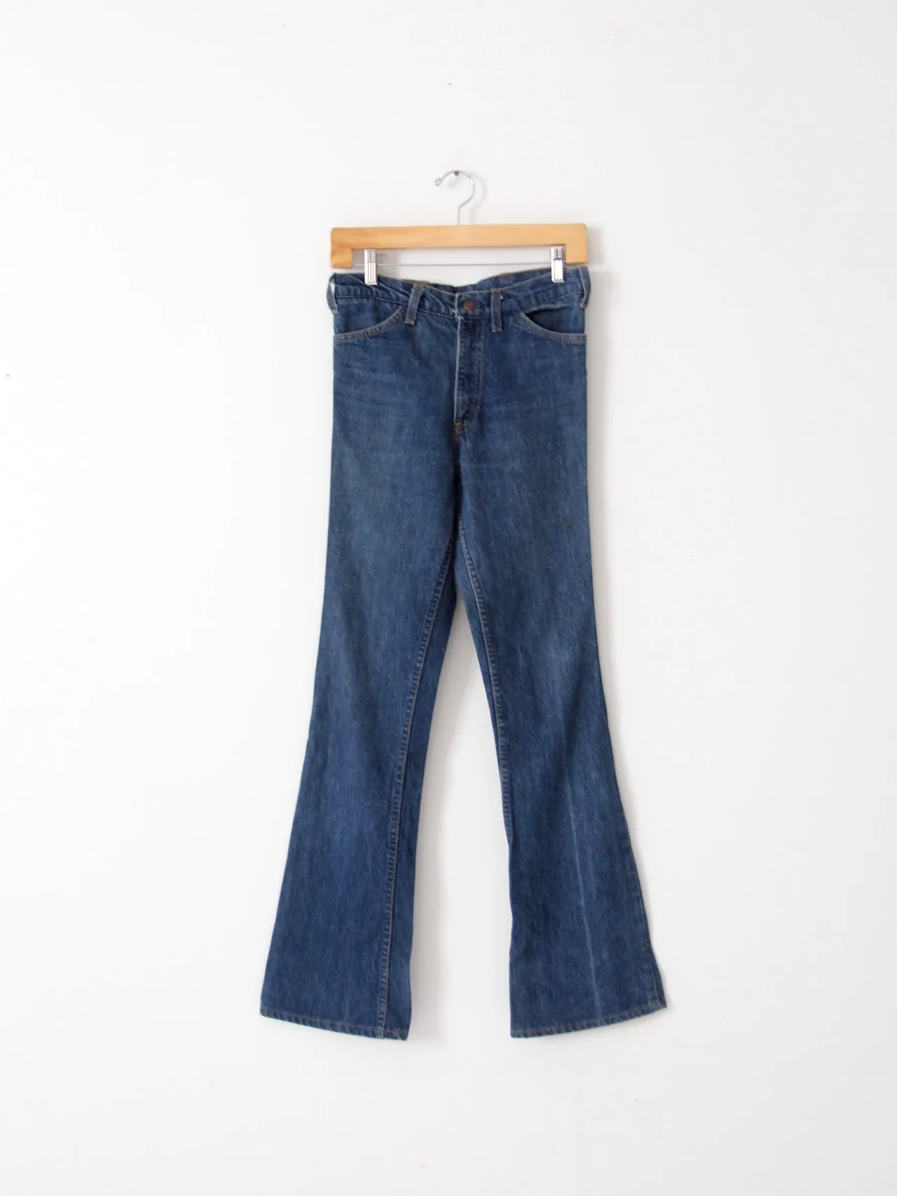 vintage 70s Levis flare leg jeans, 29 x 33