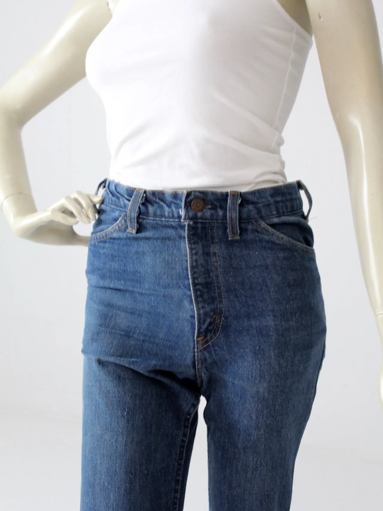 vintage 70s Levis flare leg jeans, 29 x 33