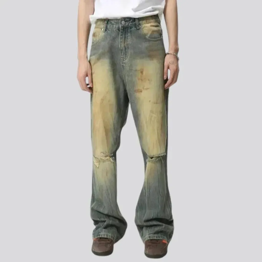 Vintage boho men's jeans