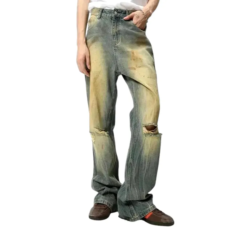 Vintage boho men's jeans