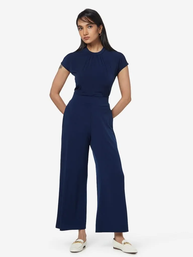 Wardrobe Indigo Wide-Leg Trousers