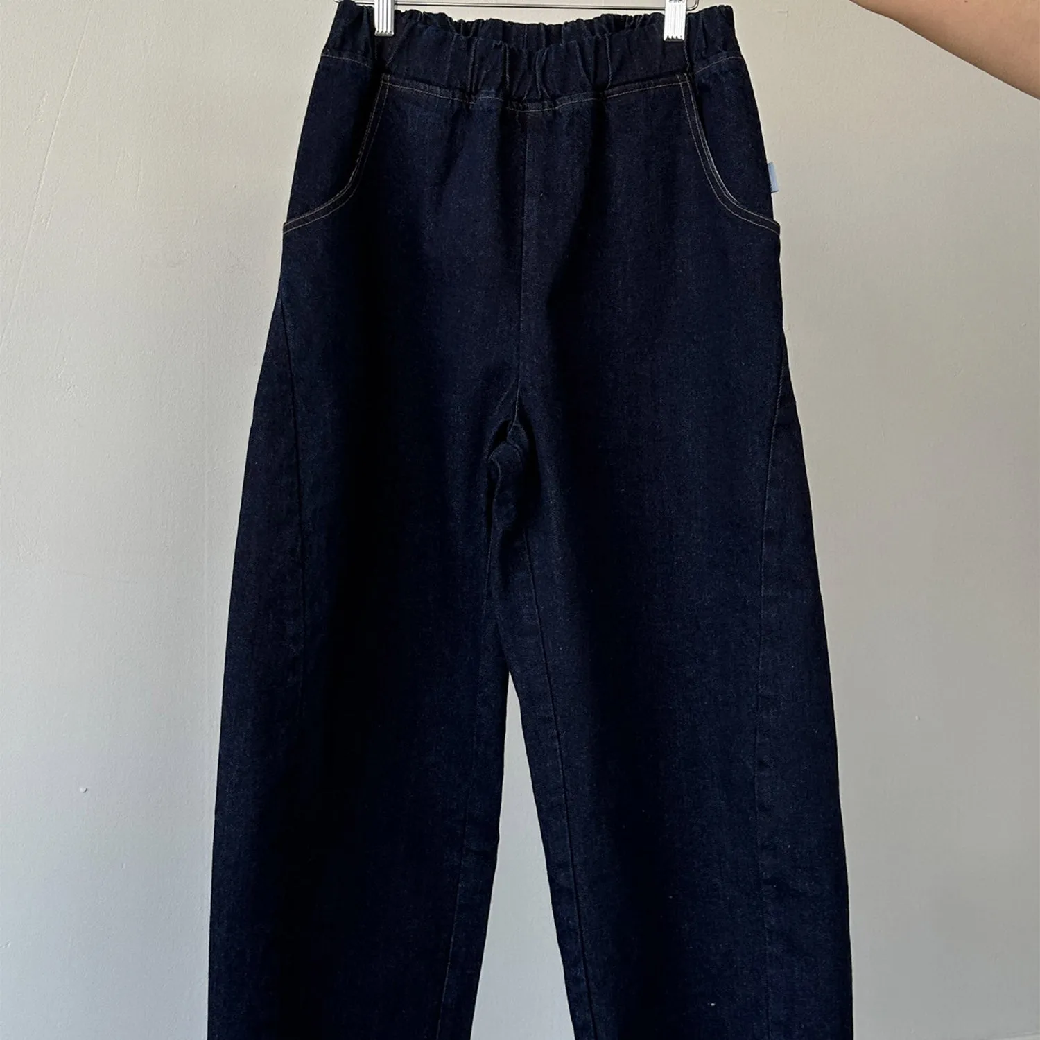 Womens Cotton Arc Pants - Raw Denim