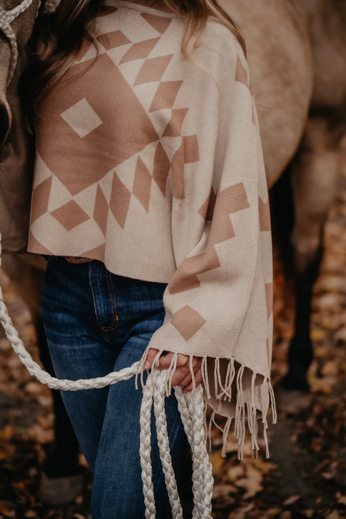 Women's 'Sunset Chic' Poncho Sweater by Ariat (XS-XXL)