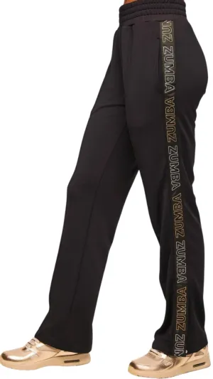 Zumba Runway Track Pants With Side Snaps