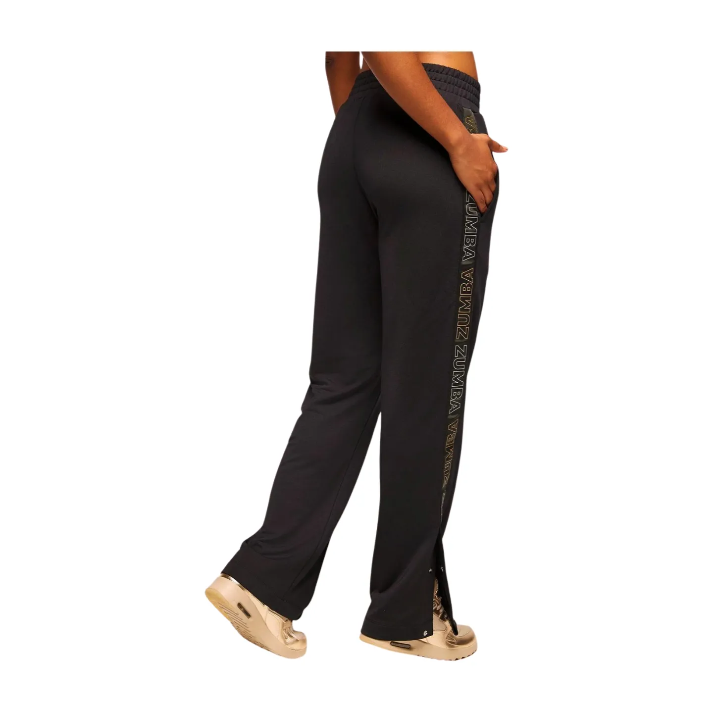 Zumba Runway Track Pants With Side Snaps